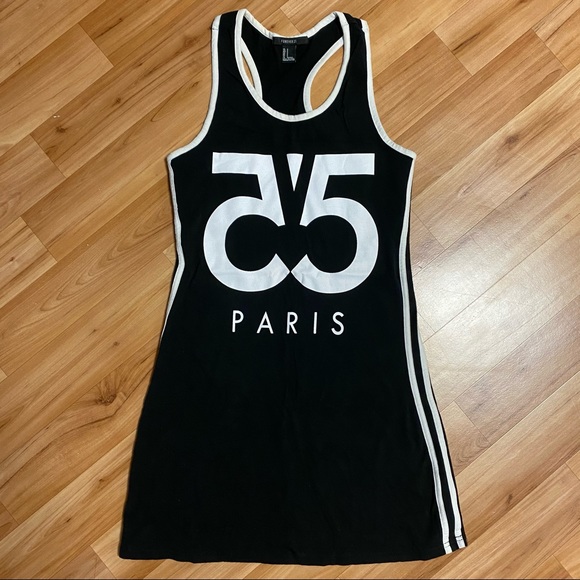 (SOLD) F21 Racerback Tank Dress 🖤 - Picture 1 of 4